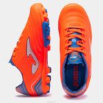 Joma 82P4R4453 البرتقالي الأزرق الملكي حذاء كرة القدم toledo jr 23 hard ground hg junior - Image 4