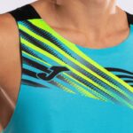 Joma 82P4R4459 الفلورسنت الفيروز الأسود بلا أكمام تي شيرت النخبة x رجال - Image 5