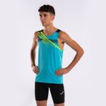 Joma 82P4R4459 الفلورسنت الفيروز الأسود بلا أكمام تي شيرت النخبة x رجال - Image 6