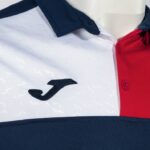Joma 82P4R4462 الأزرق الداكن الأحمر الأبيض قميص بولو بأكمام قصيرة طاقم v رجال - Image 3