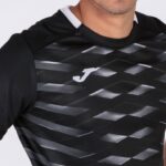 Joma 82P4R4488 أسود قميص بأكمام قصيرة MySkin Academy رجال - Image 6
