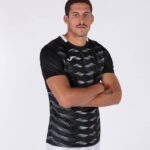 Joma 82P4R4488 أسود قميص بأكمام قصيرة MySkin Academy رجال - Image 10