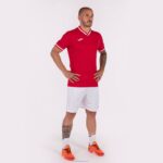 Joma 82P4R4495 أحمر قميص قصير الأكمام toletum iii رجال - Image 4