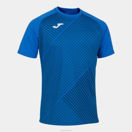 Joma 82P4R4503 الأزرق الملكي قميص بأكمام قصيرة haka ii رجال