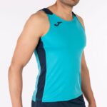 Joma 82P4R4504 الفلورسنت الفيروز الأزرق الداكن أعلى سجل للدبابات الثاني رجال - Image 3