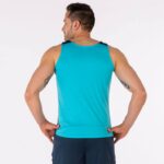 Joma 82P4R4504 الفلورسنت الفيروز الأزرق الداكن أعلى سجل للدبابات الثاني رجال - Image 5