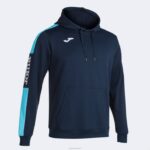 Joma 82P4R4507 الأزرق الداكن الفيروز الفلوريسنت بطولة سترة مقنعين الرابع رجال