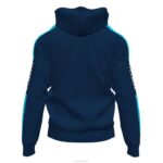 Joma 82P4R4507 الأزرق الداكن الفيروز الفلوريسنت بطولة سترة مقنعين الرابع رجال - Image 3