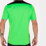 Joma 82P4R4516 نيون أخضر أسود بطولة قميص قصير الأكمام سادسا رجال - Image 4