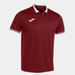 Joma 82P4R4534 بورجوندي أبيض بطولة قميص بولو قصير الاكمام vi رجال