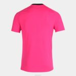 Joma 82P4R4541 نيون وردي أسود قميص بأكمام قصيرة النمر الثالث رجال - Image 7