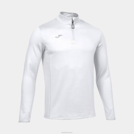 Joma 82P4R4553 أبيض قميص من النوع الثقيل تشغيل الليل رجال