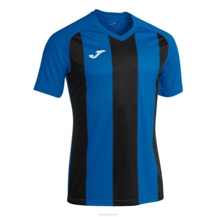 Joma 82P4R4558 الأزرق الملكي الأسود قميص بأكمام قصيرة بيزا الثاني رجال