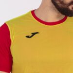 Joma 82P4R4580 احمر اصفر قميص قصير الأكمام كومبي رجال - Image 2