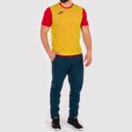 Joma 82P4R4580 احمر اصفر قميص قصير الأكمام كومبي رجال - Image 4