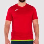 Joma 82P4R4580 احمر اصفر قميص قصير الأكمام كومبي رجال - Image 10