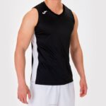 Joma 82P4R4593 أسود أبيض تي شيرت بلا أكمام كانشا ​​الثالث رجال - Image 2