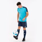 Joma 82P4R4596 الأزرق الداكن الفيروز الفلوريسنت شورت ماكسي رجال - Image 4