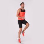 Joma 82P4R4611 أسود المرجان سباق تي شيرت بلا أكمام رجال - Image 6