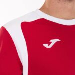Joma 82P4R4614 احمر ابيض بطولة قميص من النوع الثقيل v رجال - Image 4