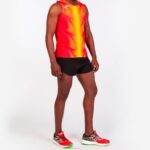 Joma 82P4R4616 احمر اصفر بلا أكمام تي شيرت أوليمبيا رجال - Image 4