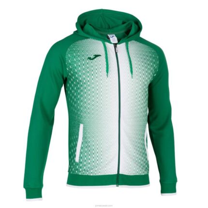 Joma 82P4R4619 أبيض أخضر سوبرنوفا سترة مقنعين رجال