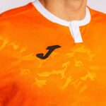 Joma 82P4R4626 برتقالي أبيض قميص قصير الأكمام toletum الثاني رجال - Image 4
