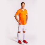 Joma 82P4R4626 برتقالي أبيض قميص قصير الأكمام toletum الثاني رجال - Image 6