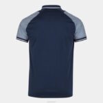 Joma 82P4R4627 الأزرق الداكن الأبيض قميص بولو قصير الأكمام أساسي الثاني رجال - Image 2