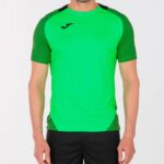Joma 82P4R4628 نيون أخضر أسود قميص قصير الأكمام أساسي الثاني رجال - Image 2