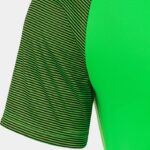 Joma 82P4R4628 نيون أخضر أسود قميص قصير الأكمام أساسي الثاني رجال - Image 5