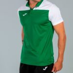 Joma 82P4R4629 أبيض أخضر قميص بولو بأكمام قصيرة هواية II رجال - Image 5