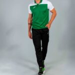 Joma 82P4R4629 أبيض أخضر قميص بولو بأكمام قصيرة هواية II رجال - Image 6