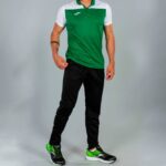 Joma 82P4R4629 أبيض أخضر قميص بولو بأكمام قصيرة هواية II رجال - Image 8