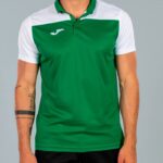 Joma 82P4R4629 أبيض أخضر قميص بولو بأكمام قصيرة هواية II رجال - Image 9