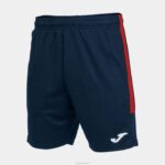 Joma 82P4R4638 الأزرق الداكن الأحمر بطولة برمودا السراويل البيئية رجال