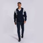 Joma 82P4R4640 الأزرق الداكن جاكيت مقنع مريح III رجال - Image 6