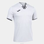 Joma 82P4R4644 أبيض أسود قميص قصير الأكمام toletum الرابع رجال