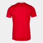 Joma 82P4R4649 احمر ابيض قميص بكم قصير europa v رجال - Image 7
