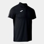 Joma 82P4R4658 أسود قميص بولو قصير الأكمام تورنيو رجال