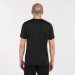 Joma 82P4R4661 أسود أخضر نيون قميص قصير الأكمام النخبة الثامن رجال - Image 3