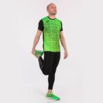 Joma 82P4R4661 أسود أخضر نيون قميص قصير الأكمام النخبة الثامن رجال - Image 6