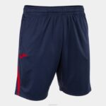 Joma 82P4R4664 الأزرق الداكن الأحمر بطولة برمودا شورتات vii رجال