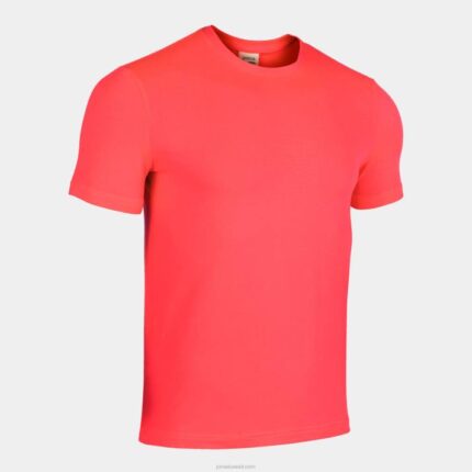 Joma 82P4R4671 نيون المرجان قميص قصير الأكمام سيدني رجال