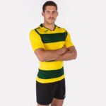 Joma 82P4R4699 أصفر أخضر قميص قصير الأكمام prorugby الثاني رجال - Image 7