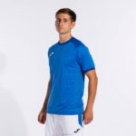 Joma 82P4R4735 الأزرق الملكي قميص ذهبي كم قصير v رجال - Image 3
