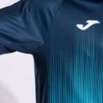 Joma 82P4R485 الفلورسنت الفيروز الأزرق الداكن قميص بأكمام قصيرة النمر الرابع رجال - Image 4