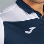 Joma 82P4R519 الأزرق الداكن الأبيض قميص بولو بأكمام قصيرة هواية II رجال - Image 11