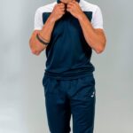 Joma 82P4R519 الأزرق الداكن الأبيض قميص بولو بأكمام قصيرة هواية II رجال - Image 13