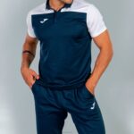 Joma 82P4R519 الأزرق الداكن الأبيض قميص بولو بأكمام قصيرة هواية II رجال - Image 4